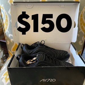 🕶 Nike Air Max 720 Black Mesh 🖤